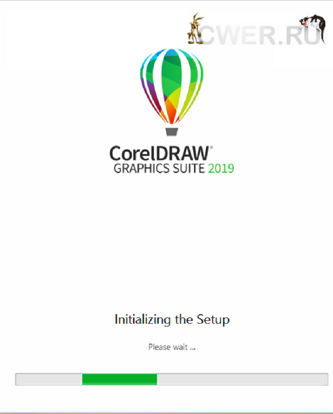 Set-up File Corel 2019