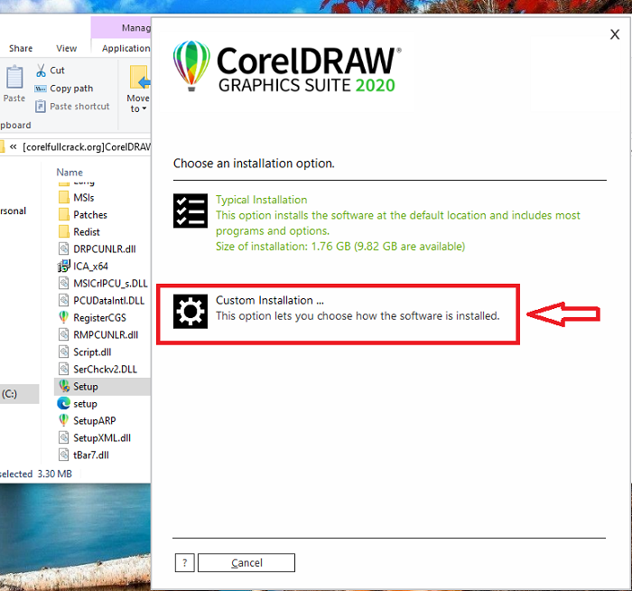 Cài đặt Corel 2021