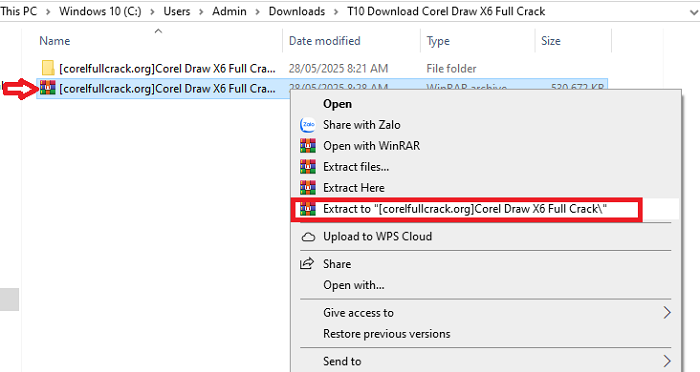 Giải nén File