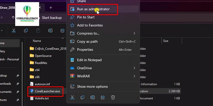 Chạy phần mềm Corel 2018 Full Crack